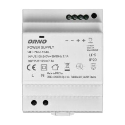 Zdroj DIN OR-PSU-1645 12VDC 7A 84W